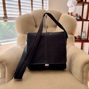 Auth COACH Nylon Messenger Laptop Bag